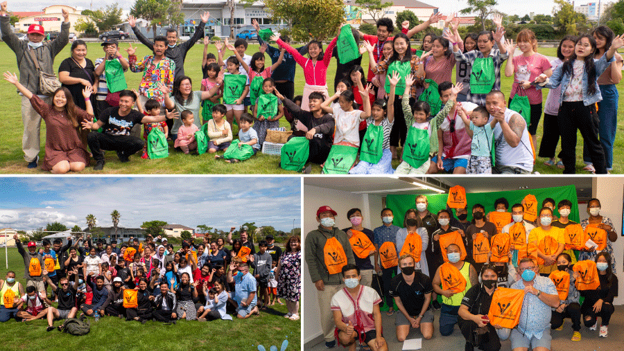Group photos of teams in uniform